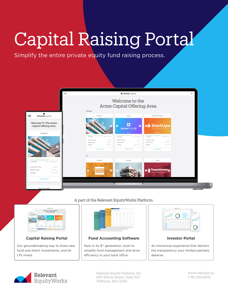 Relevant EquityWorks - Capital Raising Portal fact sheet